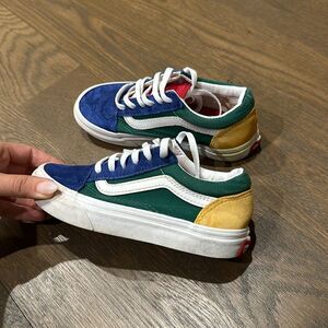 New Kids vans size 13 colorful old stool suede yacht
